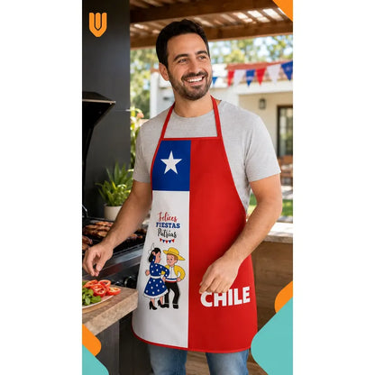 Delantal Para Cocina Fechas Patrias Delantal Festivo Chile