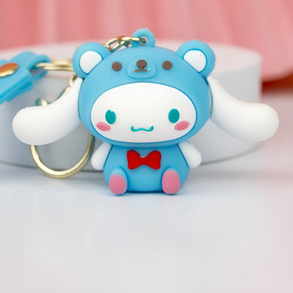 Llavero Cinnamoroll Colgante Llavero De Silicona Cinnamoroll