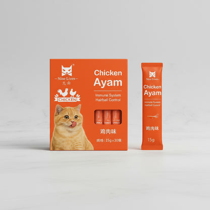 X30 Snack Para Gato Alimento Humedo Gato Comida Para Gatito