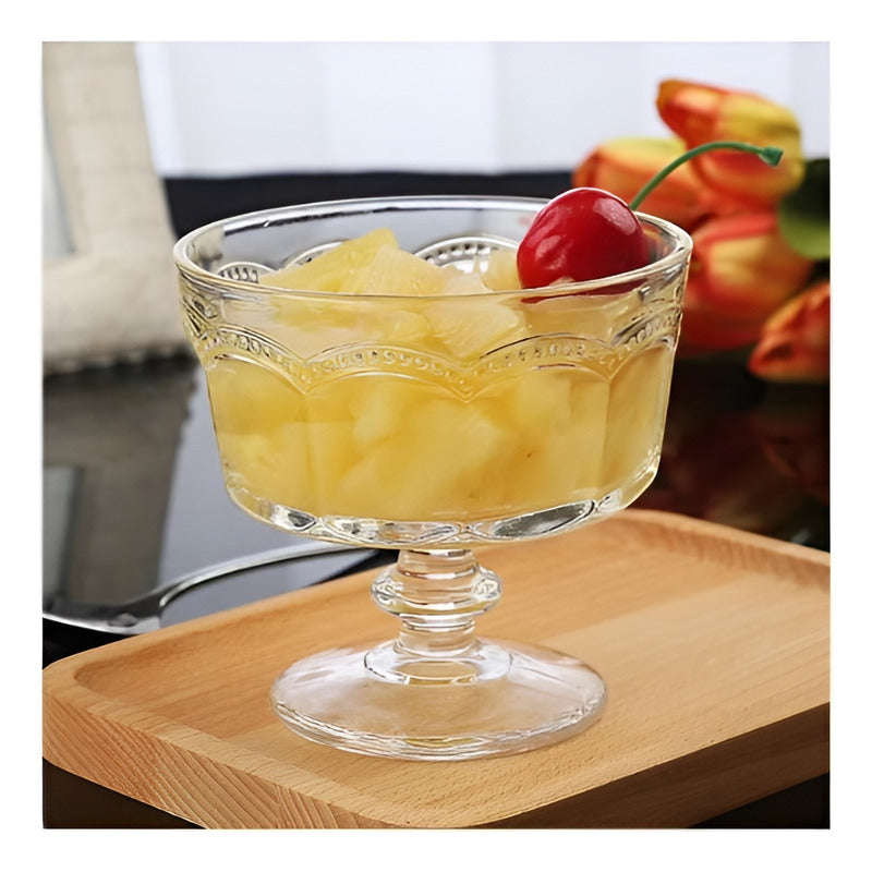 Pack 12 Copas Helado Copa De Vidrio Postres Copas Postres