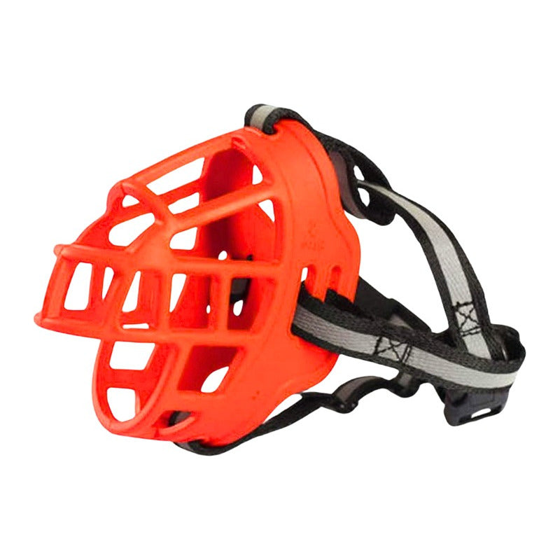Bozal Perro Xl Vitrineon Cl Caucho Ajustable Antiescape