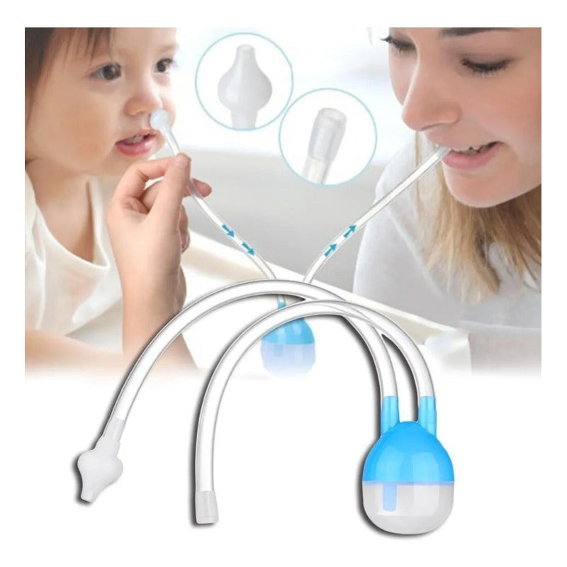 Pack X2 Aspirador Nasal Bebe Aspirador Nasal Con Deposito
