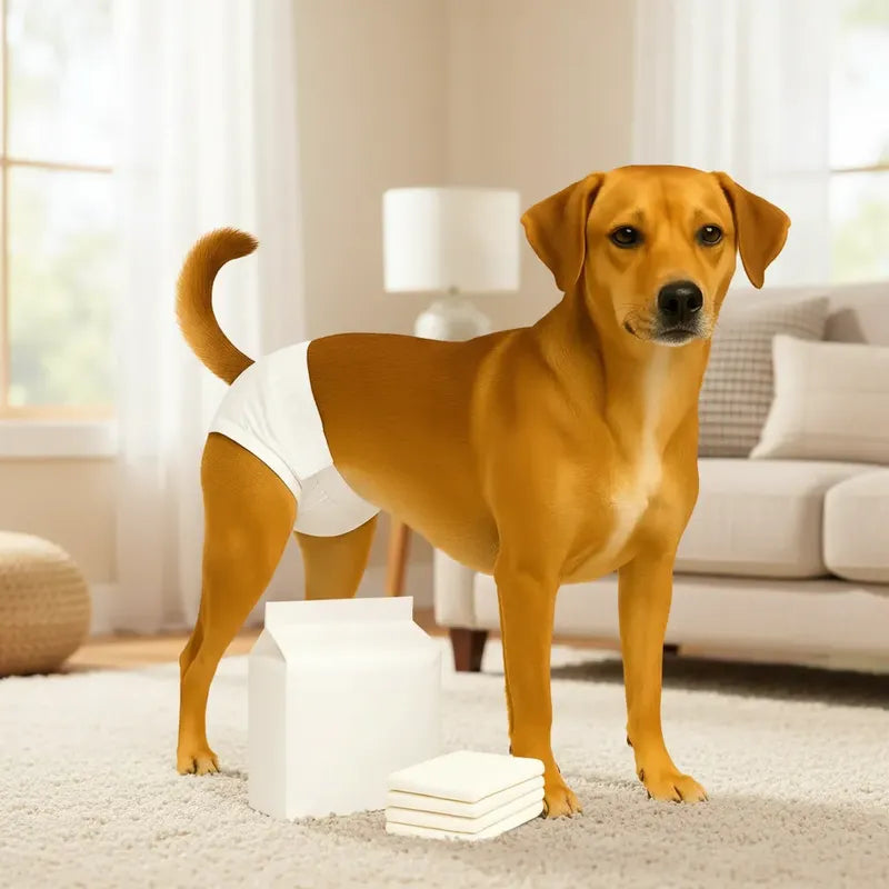 X30 Pañales Perros Pañal Desechable Hembra Macho Gato M Blanco Hembra M 42 X 30 Cm