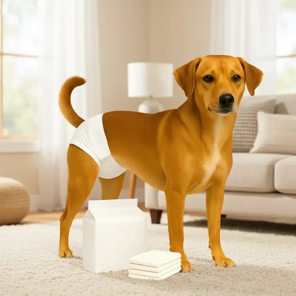 X30 Pañales Perros Pañal Desechable Hembra Macho Gato M Blanco Hembra M 42 X 30 Cm