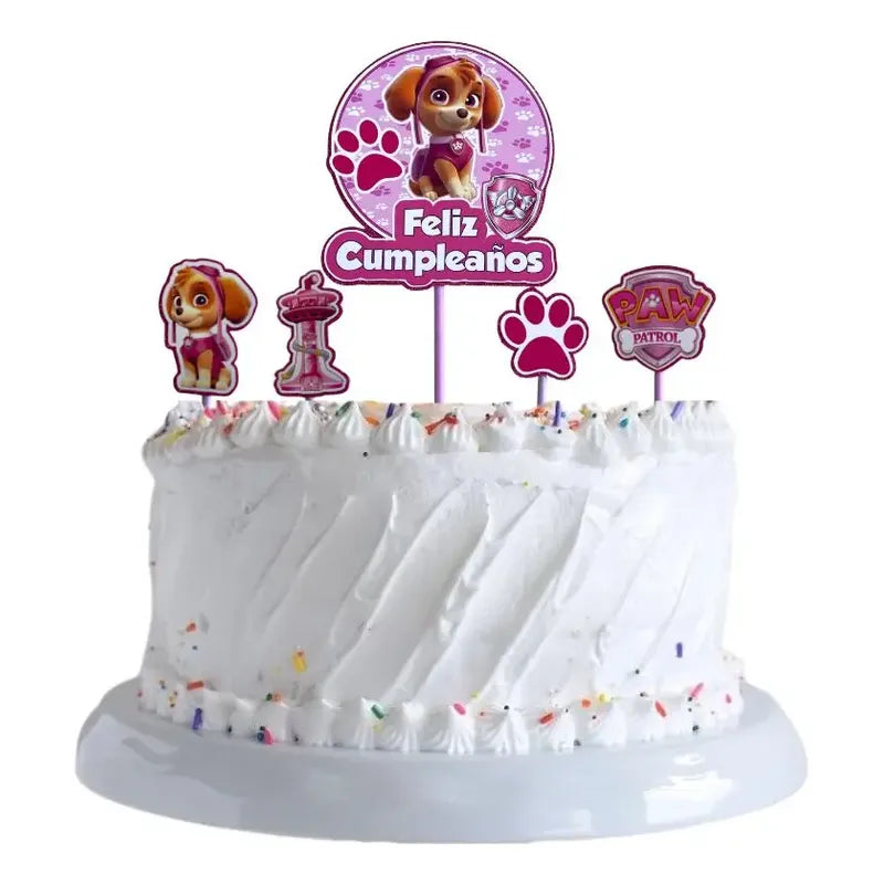 Topper Cumpleaños Torta Cotillon Cup Cake Fiestas Decoracion