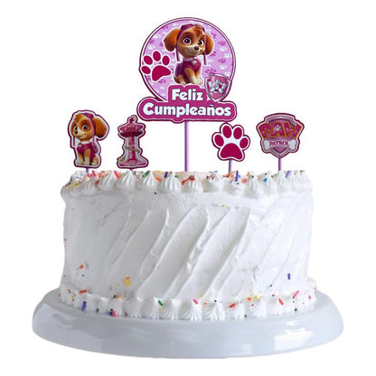 Topper Cumpleaños Torta Cotillon Cup Cake Fiestas Decoracion