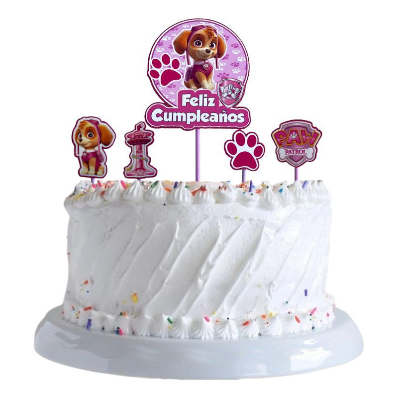 Topper Cumpleaños Torta Cotillon Cup Cake Fiestas Decoracion