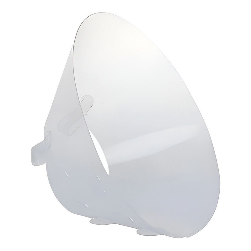 Collar Isabelino Perro Gato 10cm Cono Ajustable Transparente