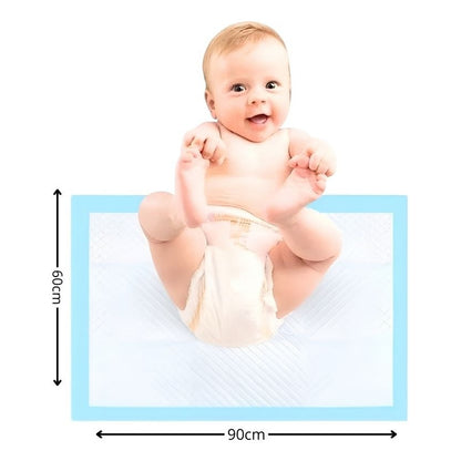 120 Sabanillas Protector De Colchon Bebe Impermeable 60x90
