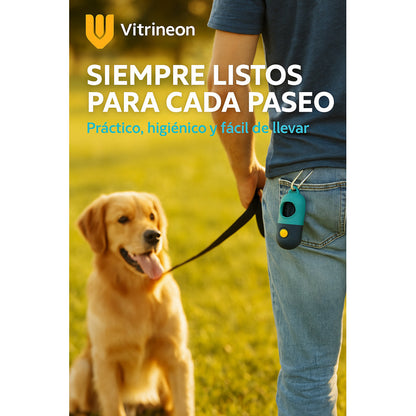 Dispensador Bolsas Basura Linterna Mascota Bolsa Excremento