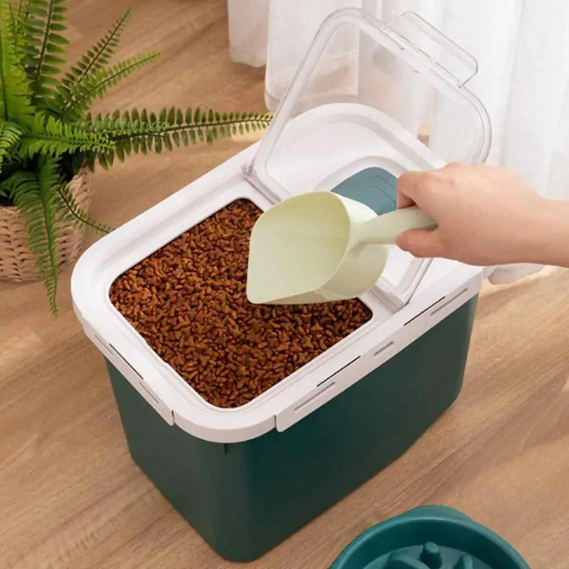 2 Recipiente De Alimentos Para Perros Gatos Cierre Hermético