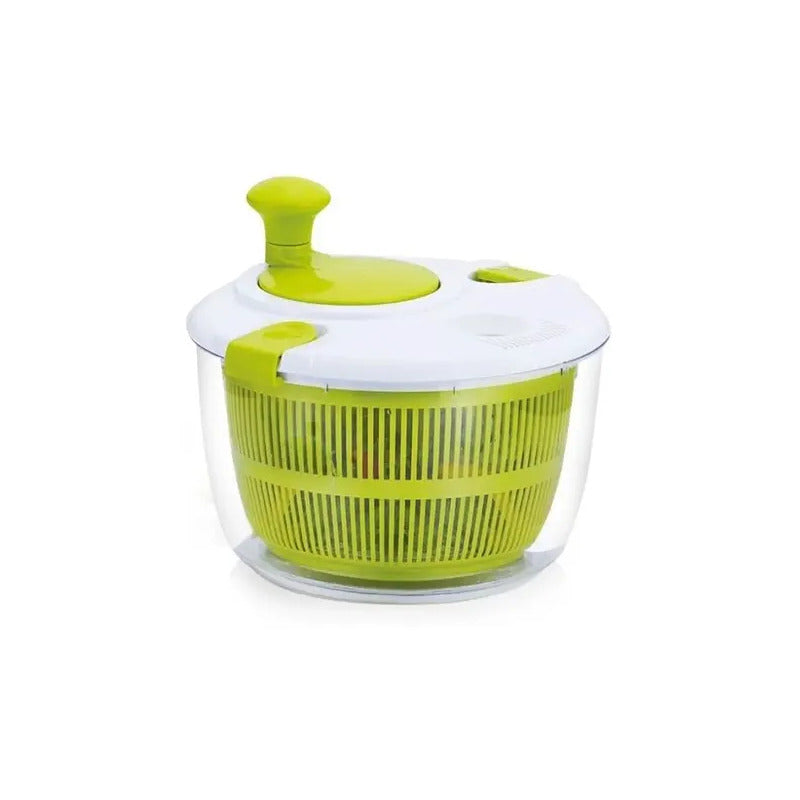 Secador Centrífugo Para Ensaladas, Hojas, Verduras Y Lechuga Blanco