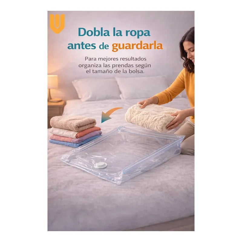 Vitrineon Bolsa Compresora Reutilizable Ahorro Espacial