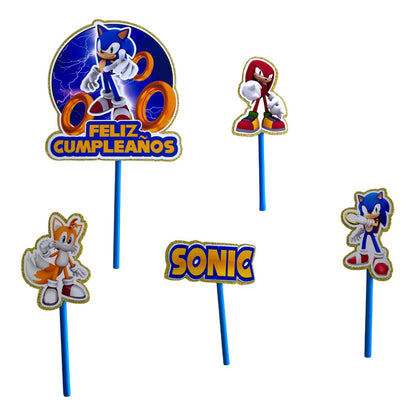 Topper Cumpleaños Torta Cotillon Cup Cake Fiestas Decoracion