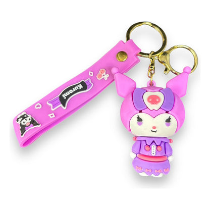 Llavero Kuromi Colgante Kuromi Llavero Decoracion Silicona Kuromi Violeta