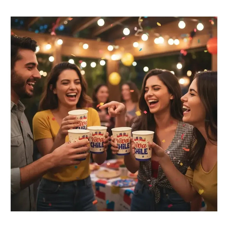 20 Vaso Desechable Fiestas Patrias Decoracion Fiestas Patria
