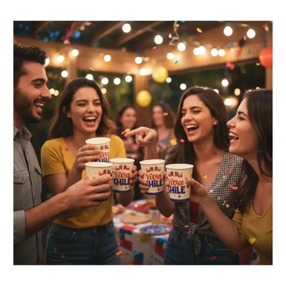 20 Vaso Desechable Fiestas Patrias Decoracion Fiestas Patria