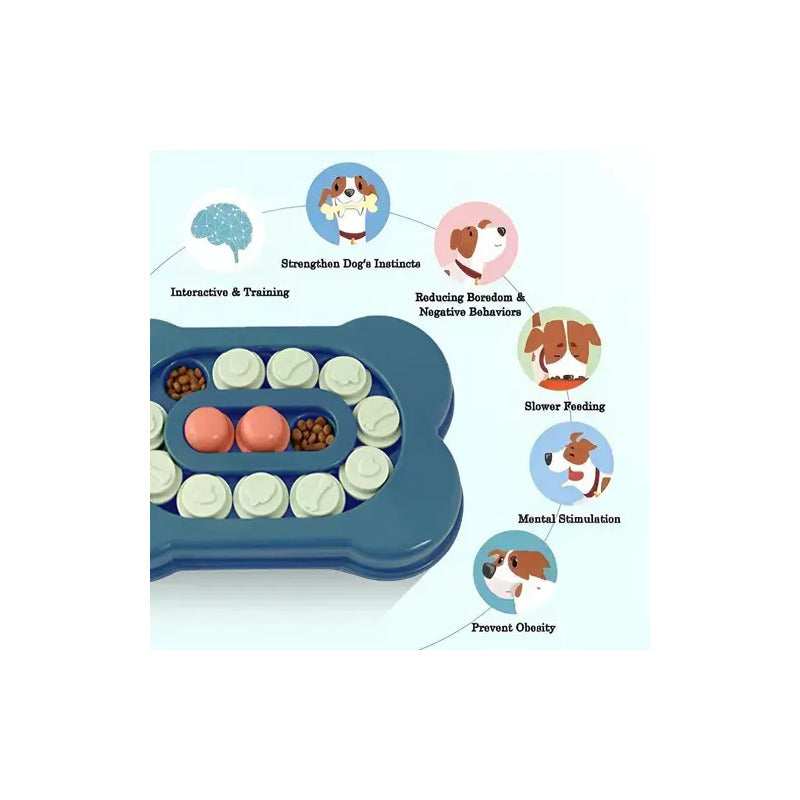 Plato Puzzle Plato Perro Ansioso Dispensador De Comida