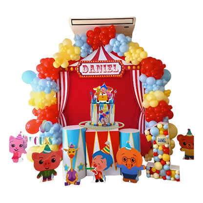 Set 7 Velas Plim Plim Feliz Cumpleaños Vela Plim Plim Fiesta