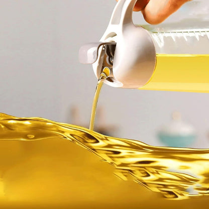 2 Aceiteras Botellas De Aceite Botella Vidrio Alcuza Vidrio