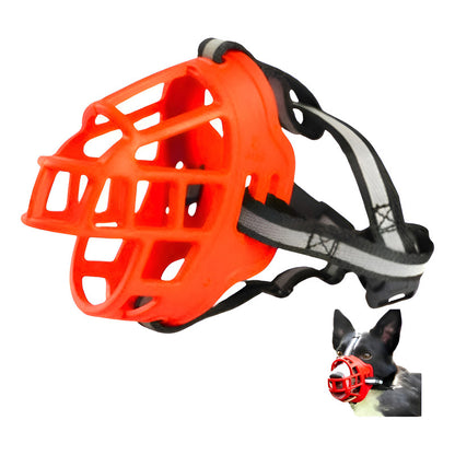 Bozal Perro Xl Vitrineon Cl Caucho Ajustable Antiescape
